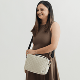 Zoey diaper bag The ZenMama Sling Diaper Bag (Linen Cotton - Beige)