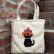 Zoey duffle bag Spooky Cat Halloween Tote Bag
