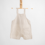 Zoey Dungarees Pocketful of Play Linen Cotton Unisex Dungaree (Beige)