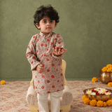 Zoey Ethnic Wear Chulbula Gul Kurta Pajama Set for Kids- Limited Festive Edition