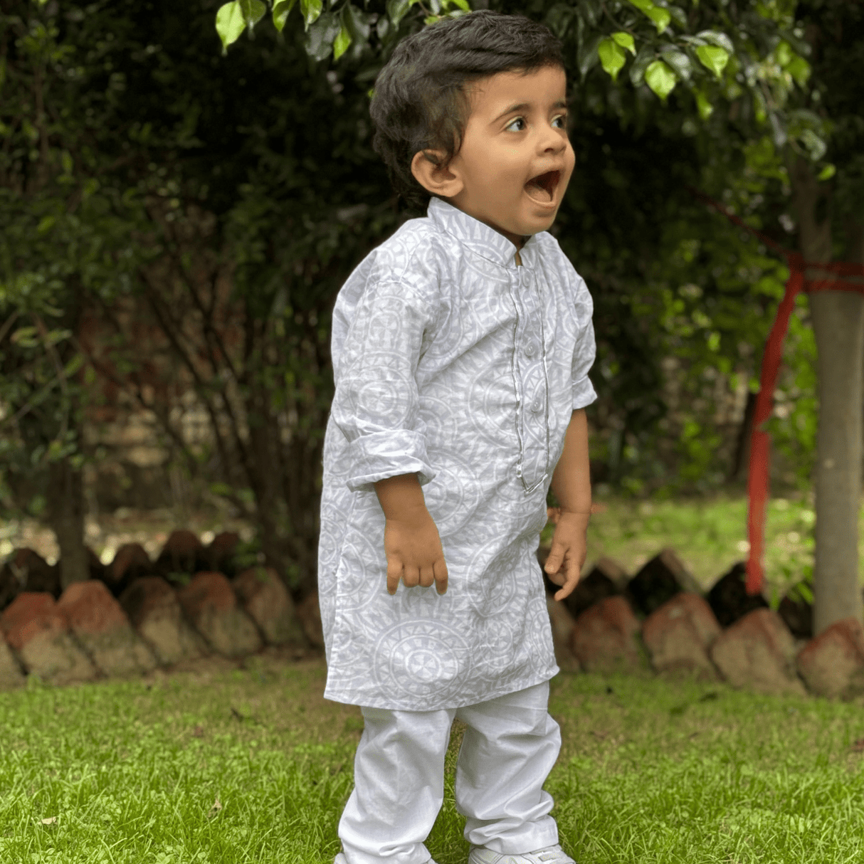 Zoey Ethnic Wear Circle of Joy – Lilac Kurta Pajama Set