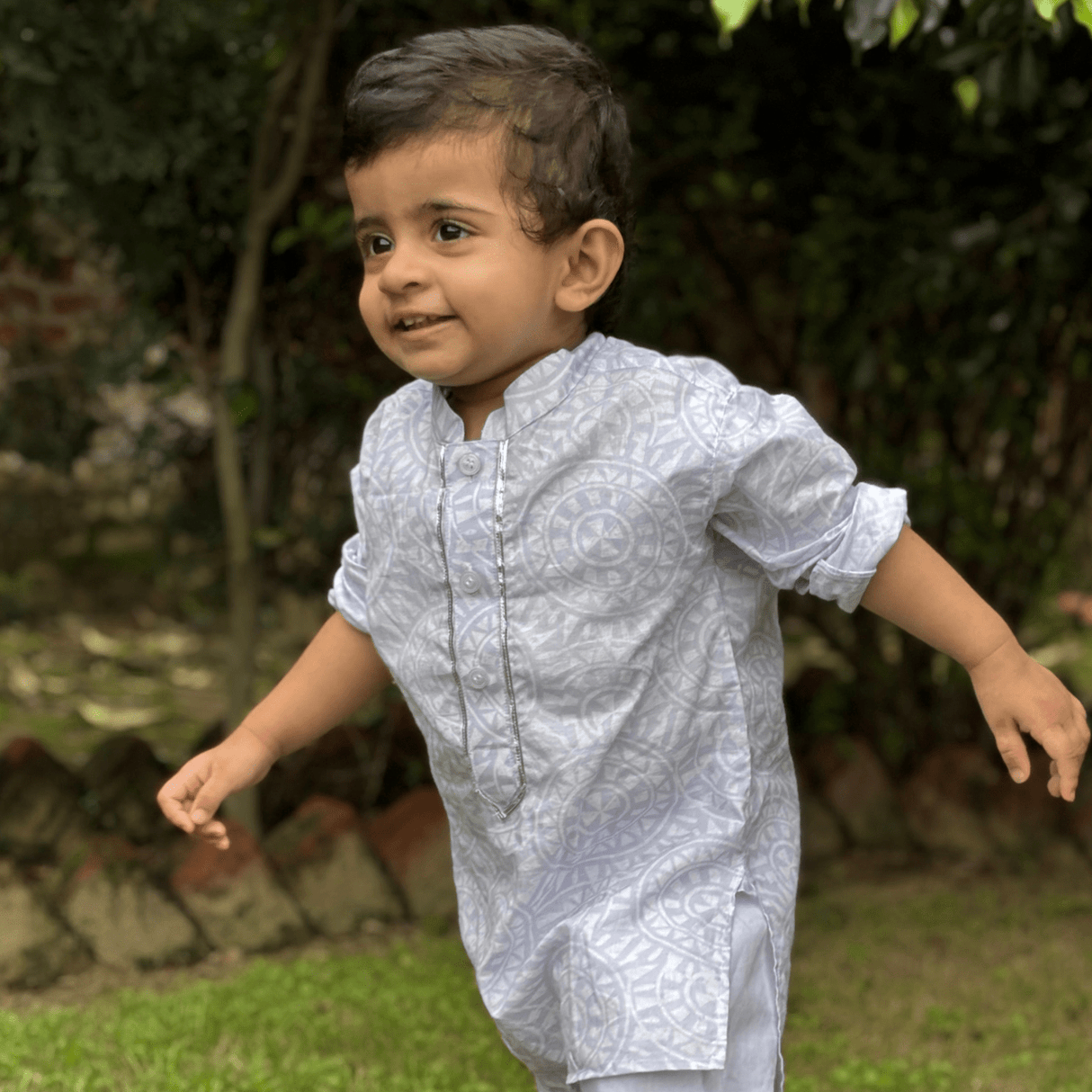 Zoey Ethnic Wear Circle of Joy – Lilac Kurta Pajama Set