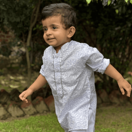 Zoey Ethnic Wear Circle of Joy – Lilac Kurta Pajama Set