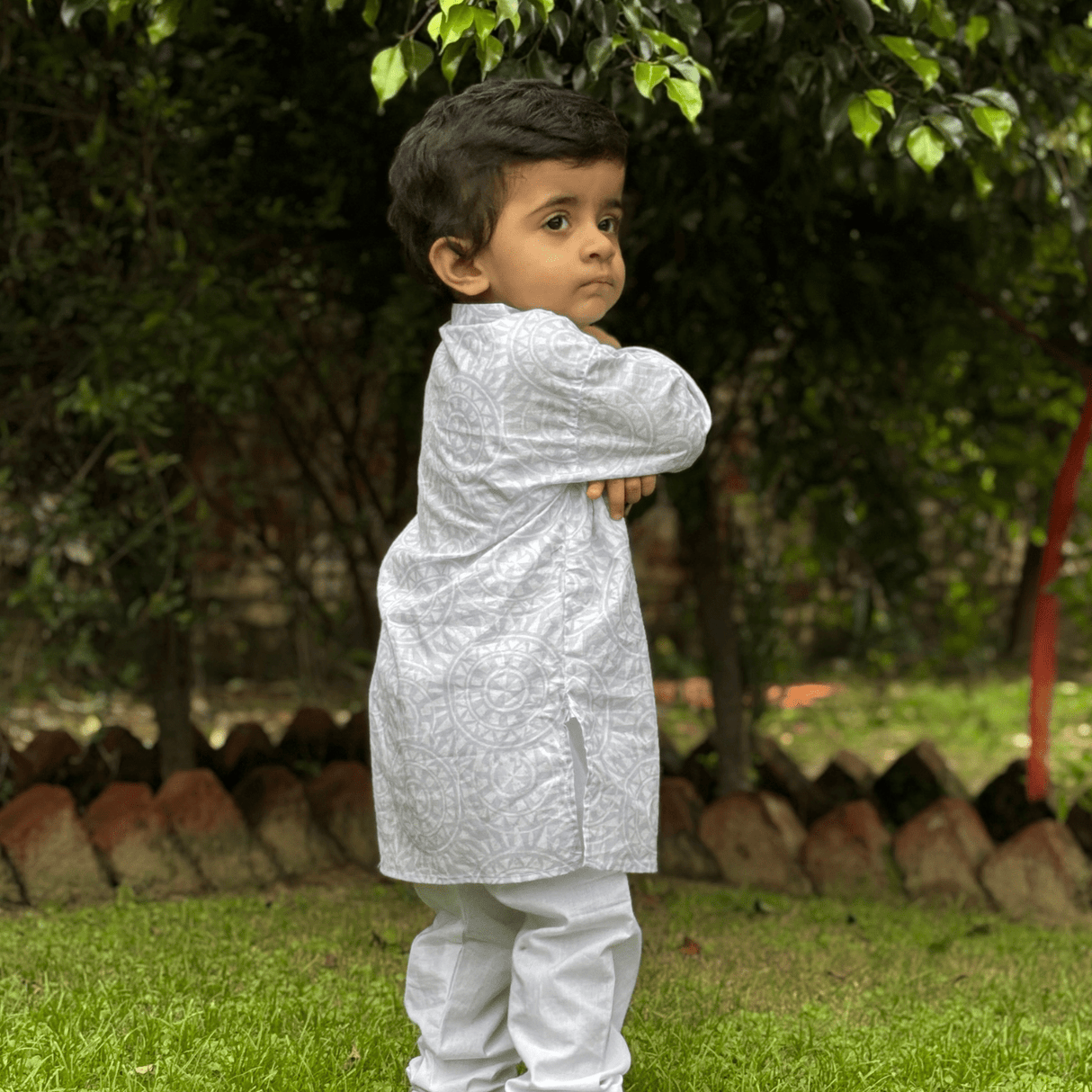 Zoey Ethnic Wear Circle of Joy – Lilac Kurta Pajama Set
