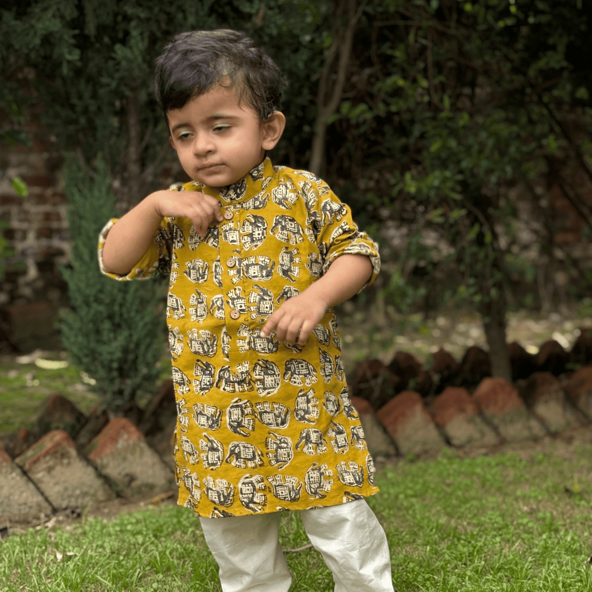 Zoey Ethnic Wear Festive Tusker Kurta Pajama Set