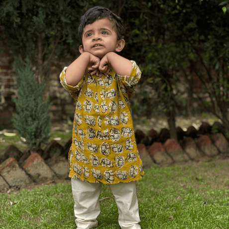 Zoey Ethnic Wear Festive Tusker Kurta Pajama Set