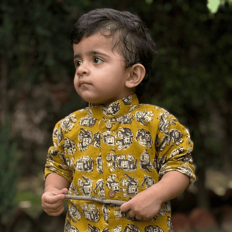 Zoey Ethnic Wear Festive Tusker Kurta Pajama Set
