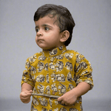 Zoey Ethnic Wear Festive Tusker Kurta Pajama Set for Kids