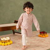 Zoey Ethnic Wear Shararti Shehzada Kurta Pajama Set for Kids- Limited Festive Edition