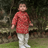 Zoey Ethnic Wear The Little Fisher's Festive Kurta Pajama Set