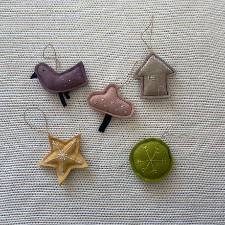 Zoey Frosty - Christmas Tree Ornaments (Set of 5)