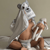 Zoey Hooded towel Bear Club Hooded Towel (Can be Personalised)