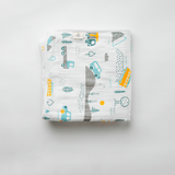 Zoey Hooded towel Little Camper Muslin Hooded Towel