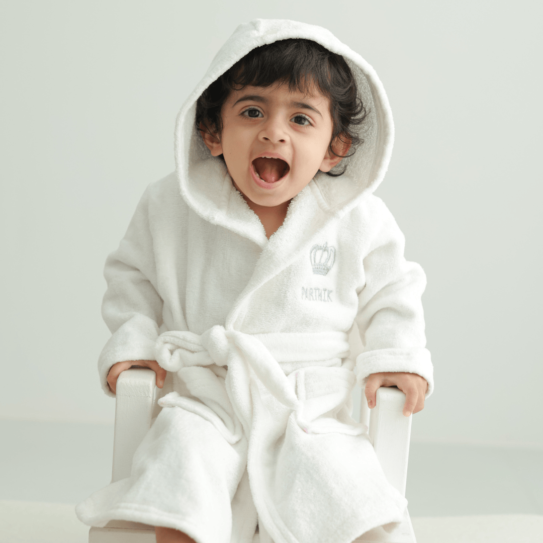 Zoey Hooded towel Little Monarch Hooded Bathrobe (Can be Personalised)