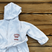 Zoey Hooded towel Pink / 1 - 3 Years Little Monarch Hooded Bathrobe (Can be Personalised)
