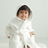 Zoey Hooded towel Row Row Your Boat Hooded Kids Bathrobe (Can be Personalised)
