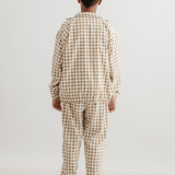 Zoey Jacket Choco Checks Winter Set (Jacket + Lower)