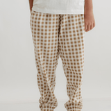 Zoey Jacket Choco Checks Winter Set (Jacket + Lower)