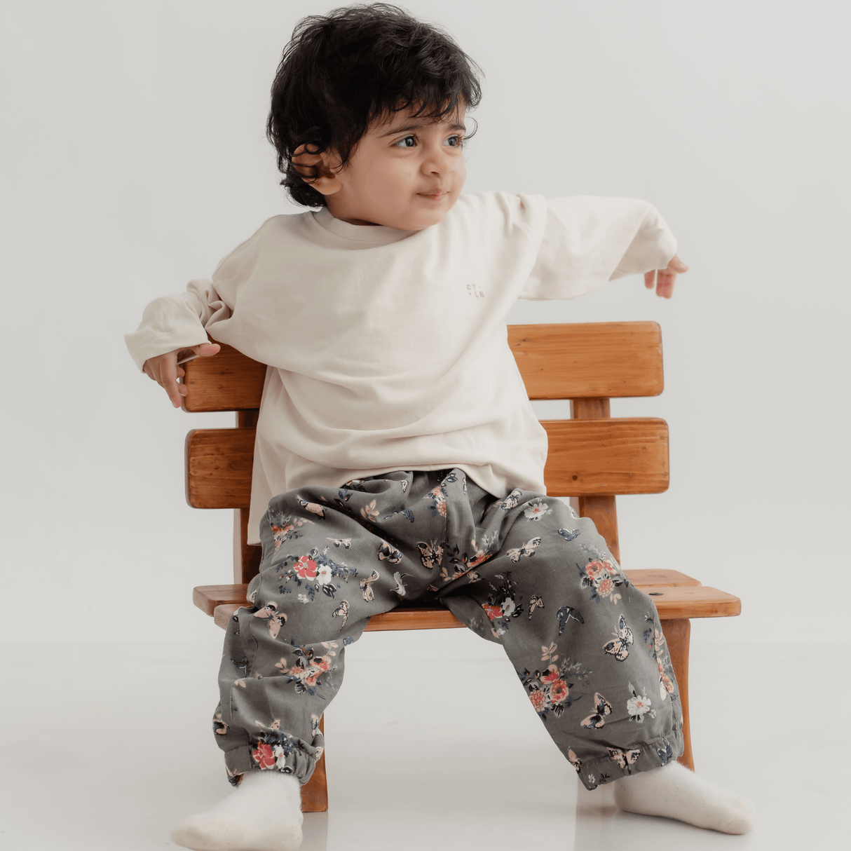 Zoey Jacket The Bloom Edit - Grey Floral Co-ord (Jacket + Lower)