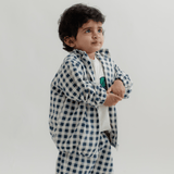 Zoey Jacket The Cozy Edit - Blue Check Set (Jacket + Lower)