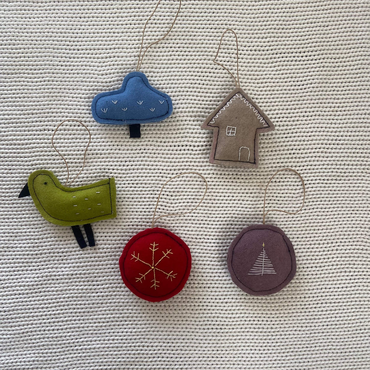 Zoey Joy - Christmas Tree Ornaments (Set of 5)