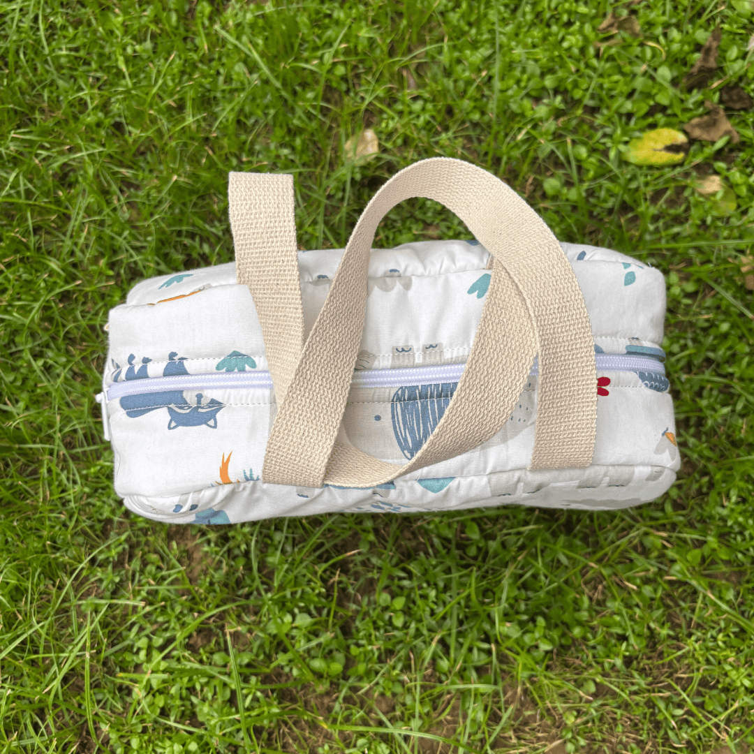 Zoey Lunch Box Bags Happy Animal Lunch Bag (Personalise)