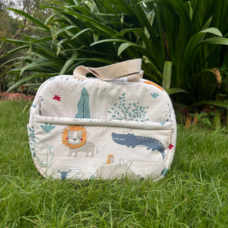 Zoey Lunch Box Bags Happy Animal Lunch Bag (Personalise)
