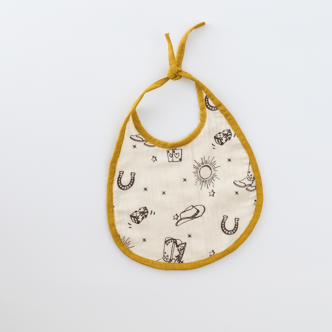 Zoey Muslin Bibs Wild Wild West Bibs (Set of 2)