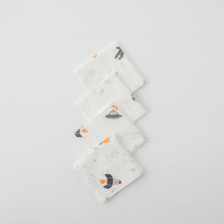 Zoey muslin napkins Spaceship Muslin Napkins (Set Of 4)