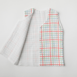 Zoey Muslin Vests Set of 3 Newborn Muslin Vests (Pink, Checks, White)