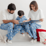 Zoey night suit Arctic Hugs Flannel Cotton Pajamas
