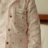 Zoey night suit Cherry Picked for Naptime -  Kids Night Suit (Personalised)