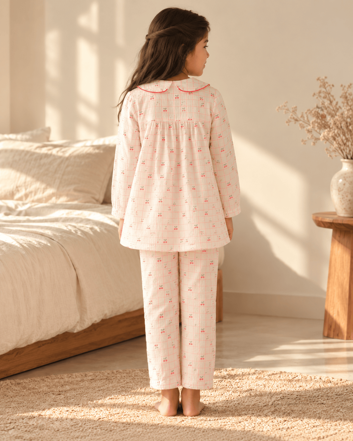 Zoey night suit Cherry Poppins Kids Night Suit (Personalised)