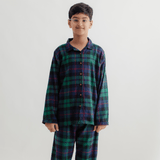 Zoey night suit Classic Highland Flannel Cotton Children Pyjama Set – Nightsuit