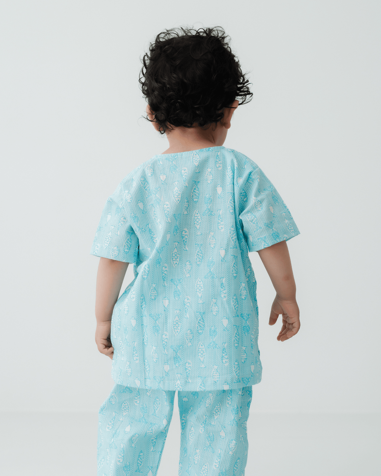Zoey night suit Coastal Cutie Kurta Style Night Suit