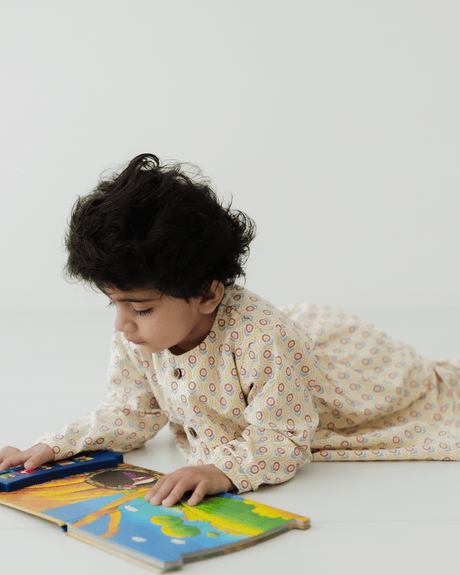 Zoey night suit Daisy Doodle Cotton Girls Night Suit
