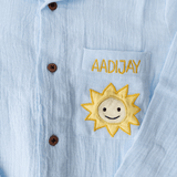 Zoey night suit Dream Blue Kids Night Suit (Personalised)