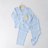 Zoey night suit Dream Blue Kids Night Suit (Personalised)