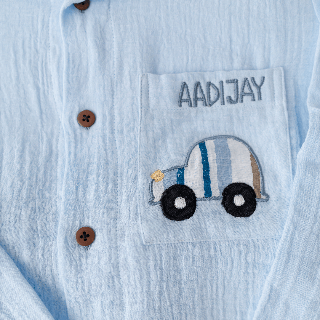 Zoey night suit Dream Drive Muslin Night Suit (Personalised)