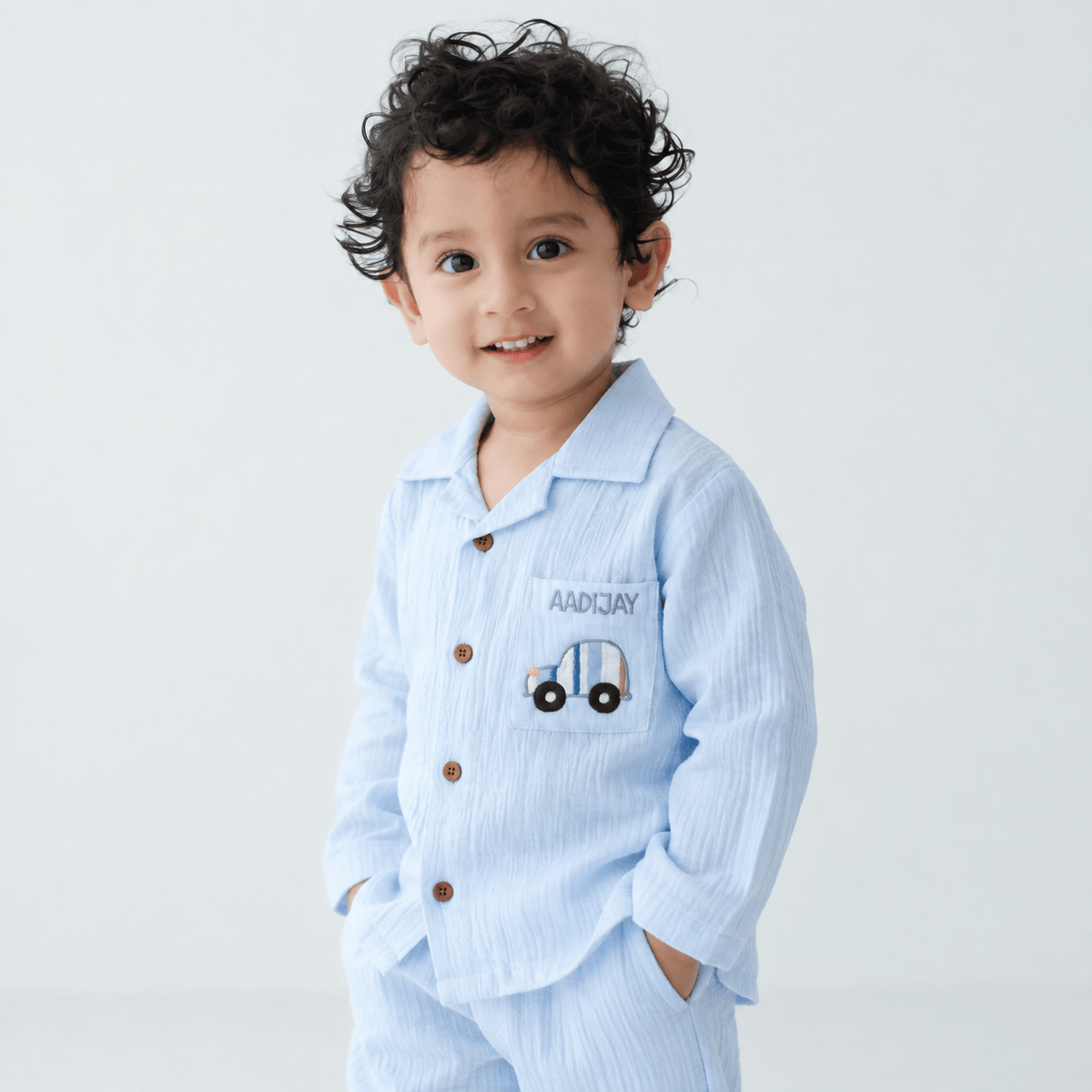 Zoey night suit Dream Drive Muslin Night Suit (Personalised)
