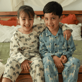 Zoey night suit Funky Zebra Kids Night Suit (Cotton Cambric)