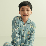 Zoey night suit Funky Zebra Kids Night Suit (Cotton Cambric)