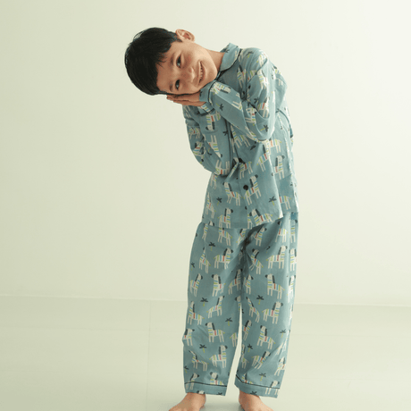 Zoey night suit Funky Zebra Kids Night Suit (Cotton Cambric)