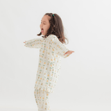 Zoey night suit Giggles & Grins Kurta Style Night Suit - YELLOW (Pure Voile Cotton)