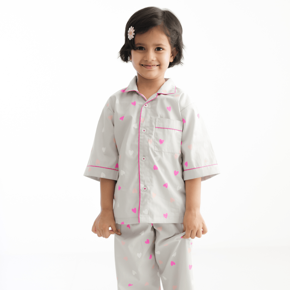 Zoey night suit Hug Me Tight -  Kids Night Suit (Personalised)