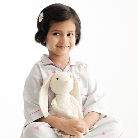 Zoey night suit Hug Me Tight -  Kids Night Suit (Personalised)