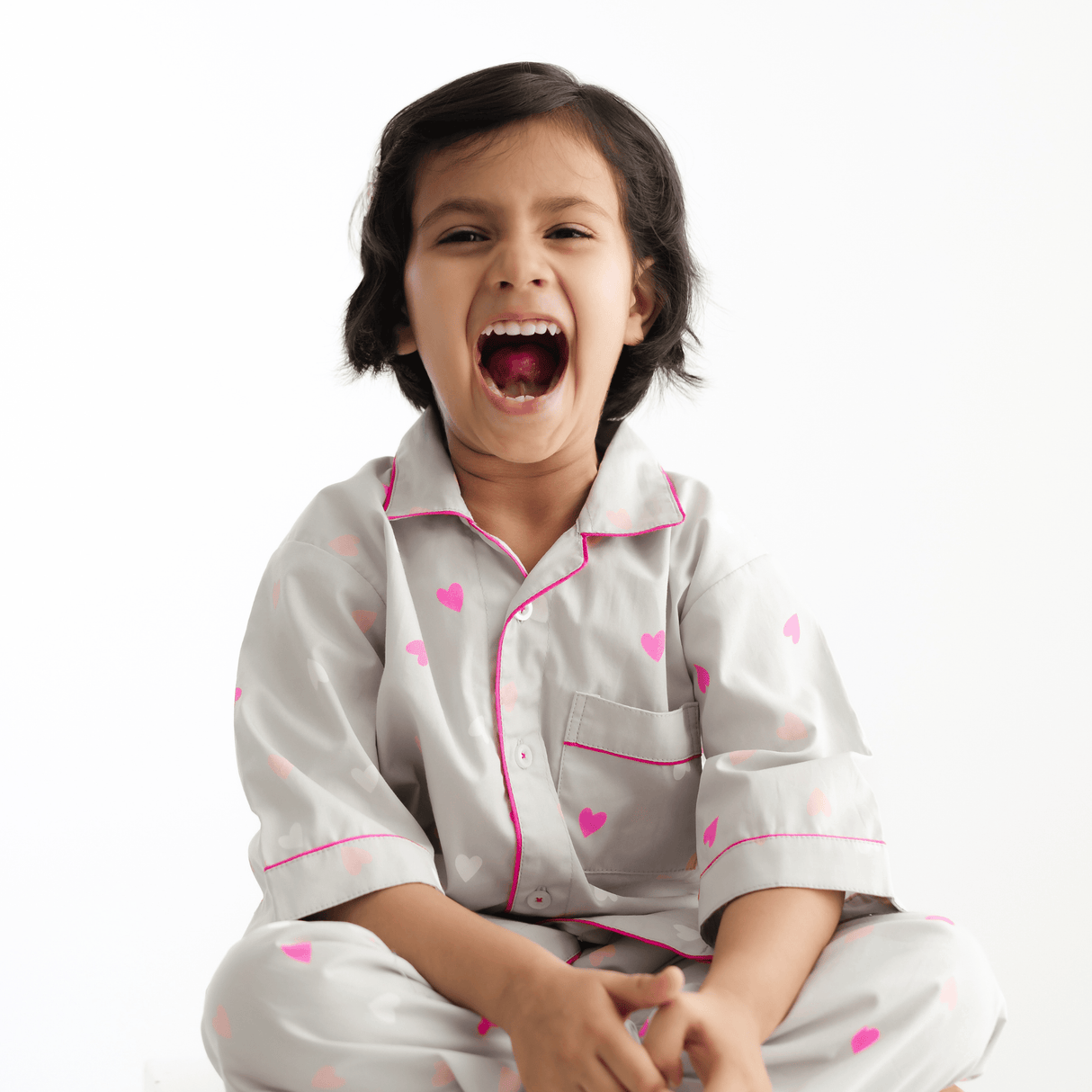 Zoey night suit Hug Me Tight -  Kids Night Suit (Personalised)
