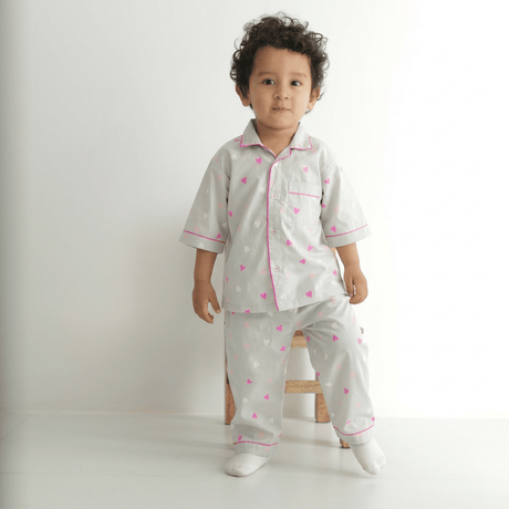 Zoey night suit Hug Me Tight -  Kids Night Suit (Personalised)
