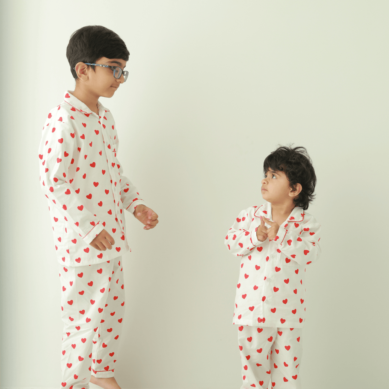 Zoey night suit I Love You Cotton Nightsuit (Valentine's Day Limited Edition)