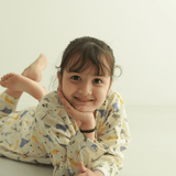 Zoey night suit Jungle Pals Kurta Style Night Suit - (Cambric Cotton)